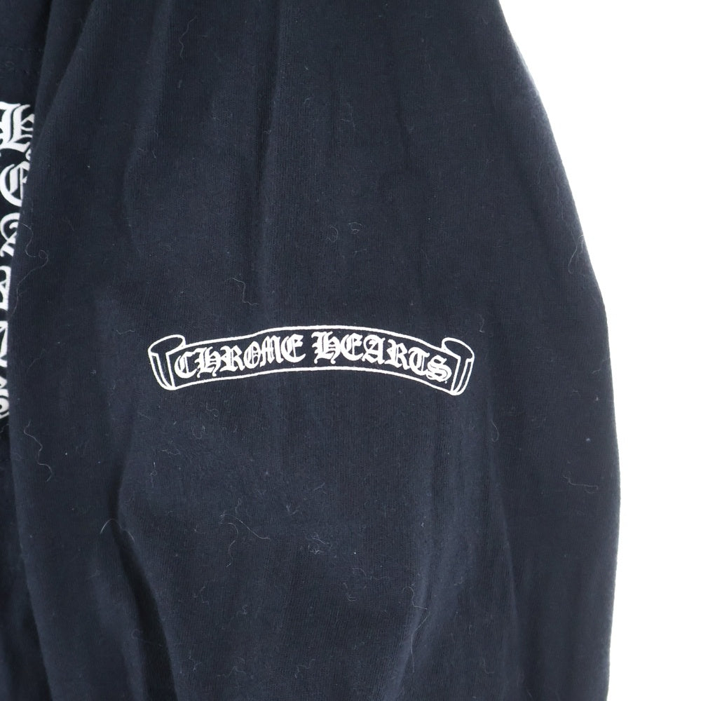 CHROME HEARTS(クロムハーツ) CH L S 1 サイドTバー プリント長袖カットソー 長袖Tシャツ ブラック