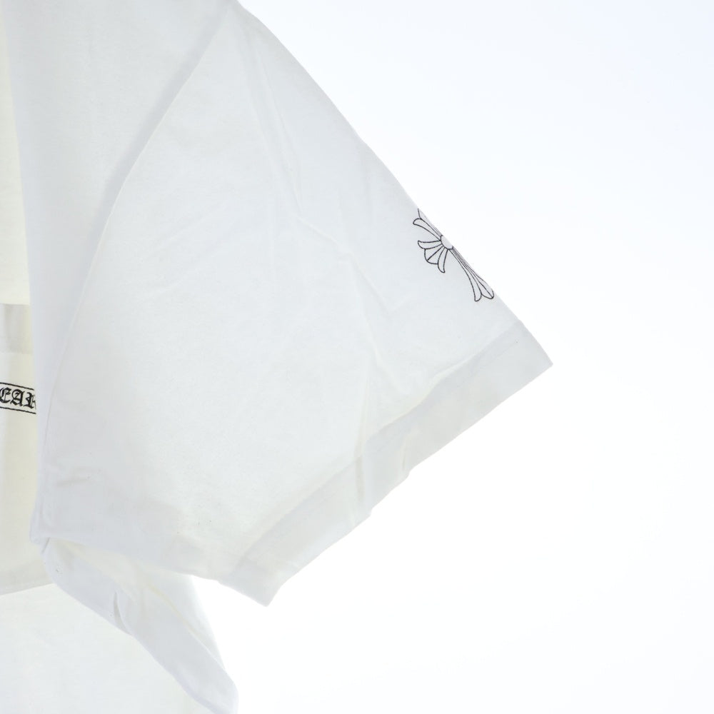 CHROME HEARTS(クロムハーツ) BACK CEMETERY CROSS TEE バックセメタリークロス 半袖Tシャツ カットソー ホワイト