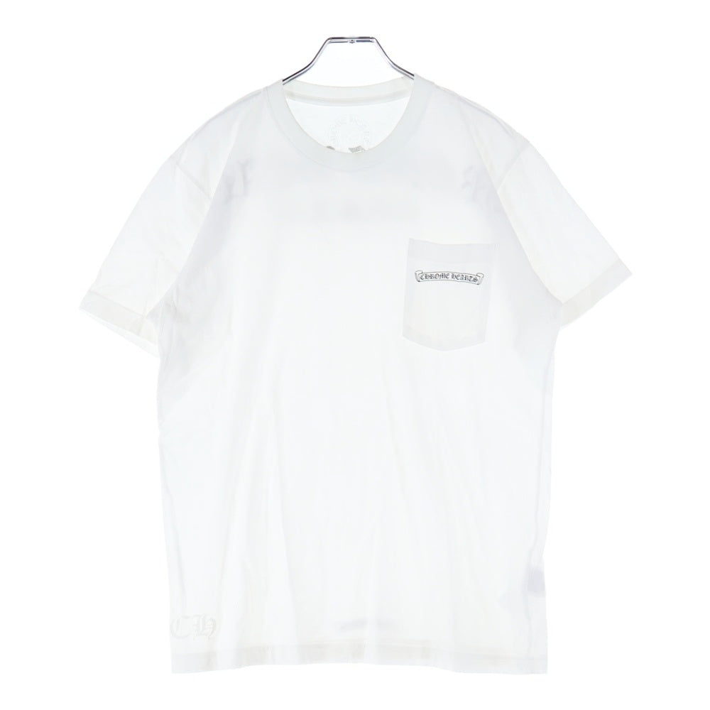 CHROME HEARTS(クロムハーツ) CH T-SHRT 2 バックアーチロゴプリントTシャツ ホワイト