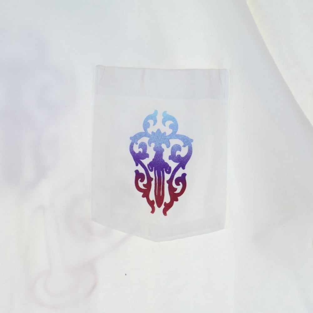 CHROME HEARTS(クロムハーツ) VINE DAGGER ヴァインダガープリント クルーネック 半袖Tシャツ ホワイト