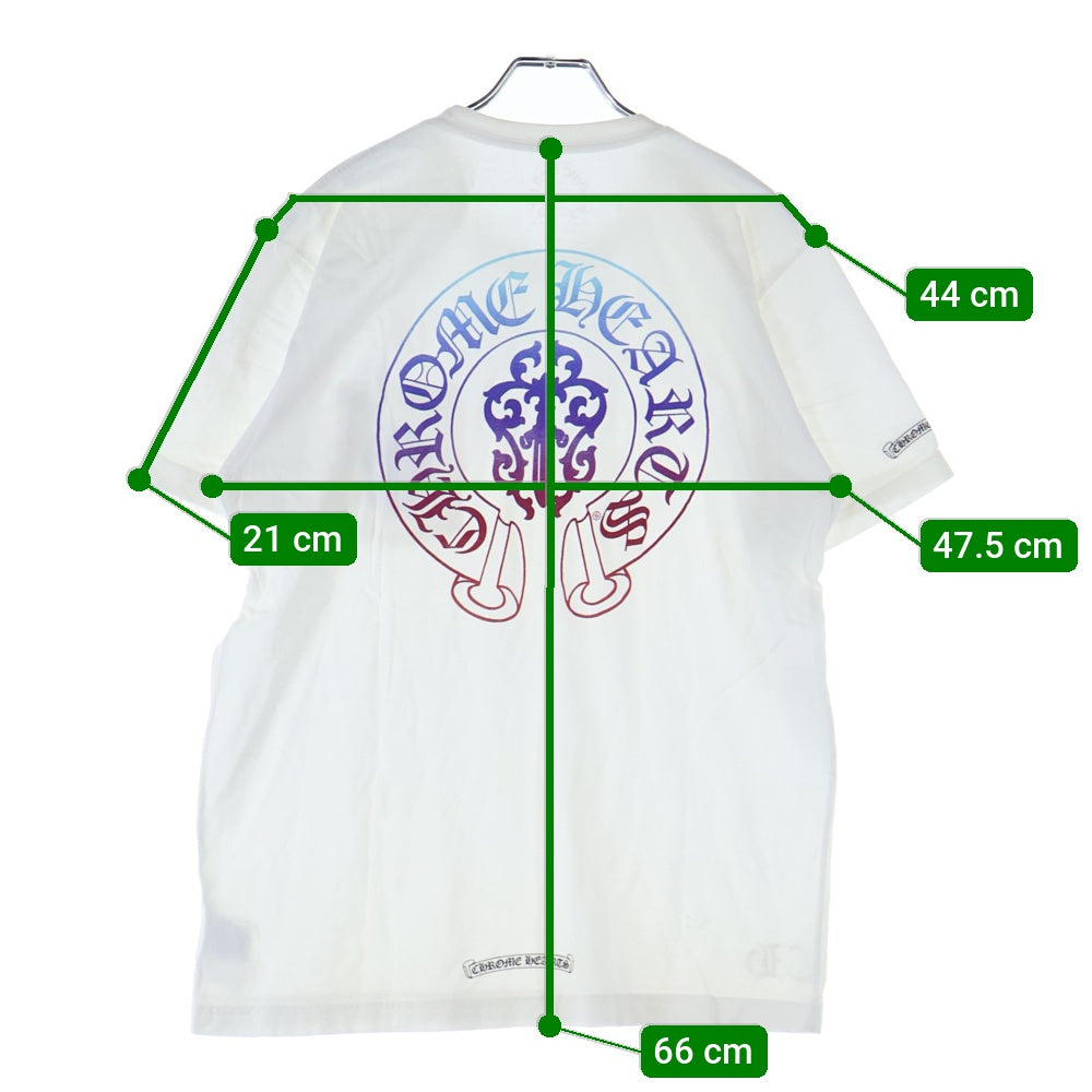 CHROME HEARTS(クロムハーツ) VINE DAGGER ヴァインダガープリント クルーネック 半袖Tシャツ ホワイト