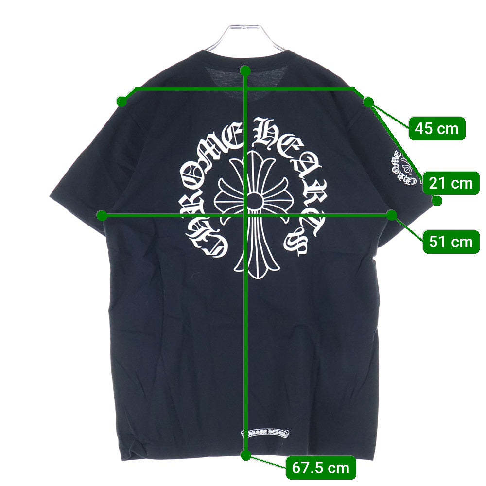 CHROME HEARTS(クロムハーツ) CH T-SHRT 1 ネックロゴ バッククロス