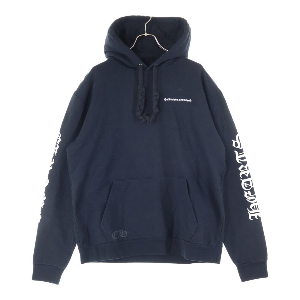 CHROME HEARTS(クロムハーツ) SWTSHRT PLVR TIRE TRACK HOODIE