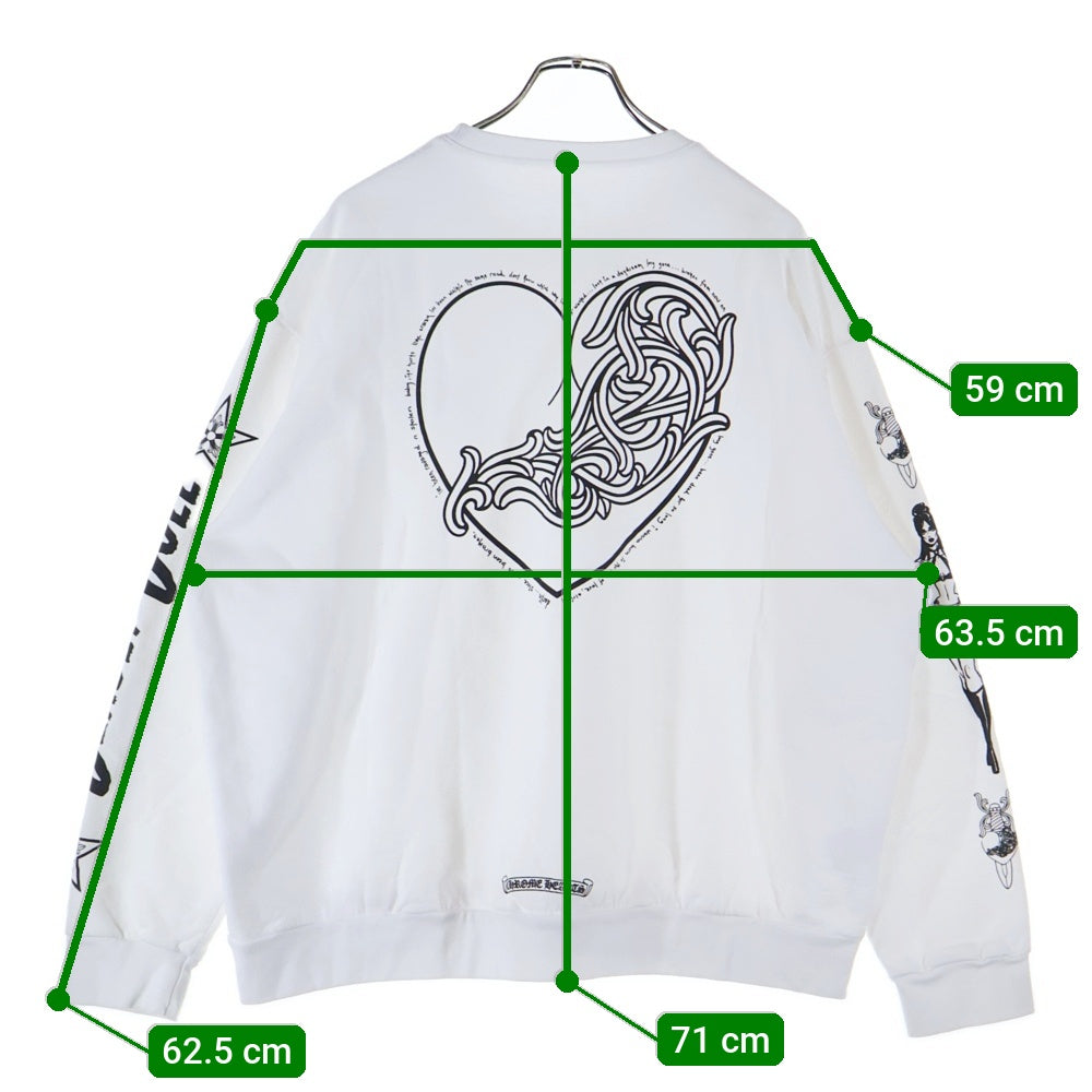 CHROME HEARTS(クロムハーツ) ×Deadly Doll Crewneck Sweatshirt