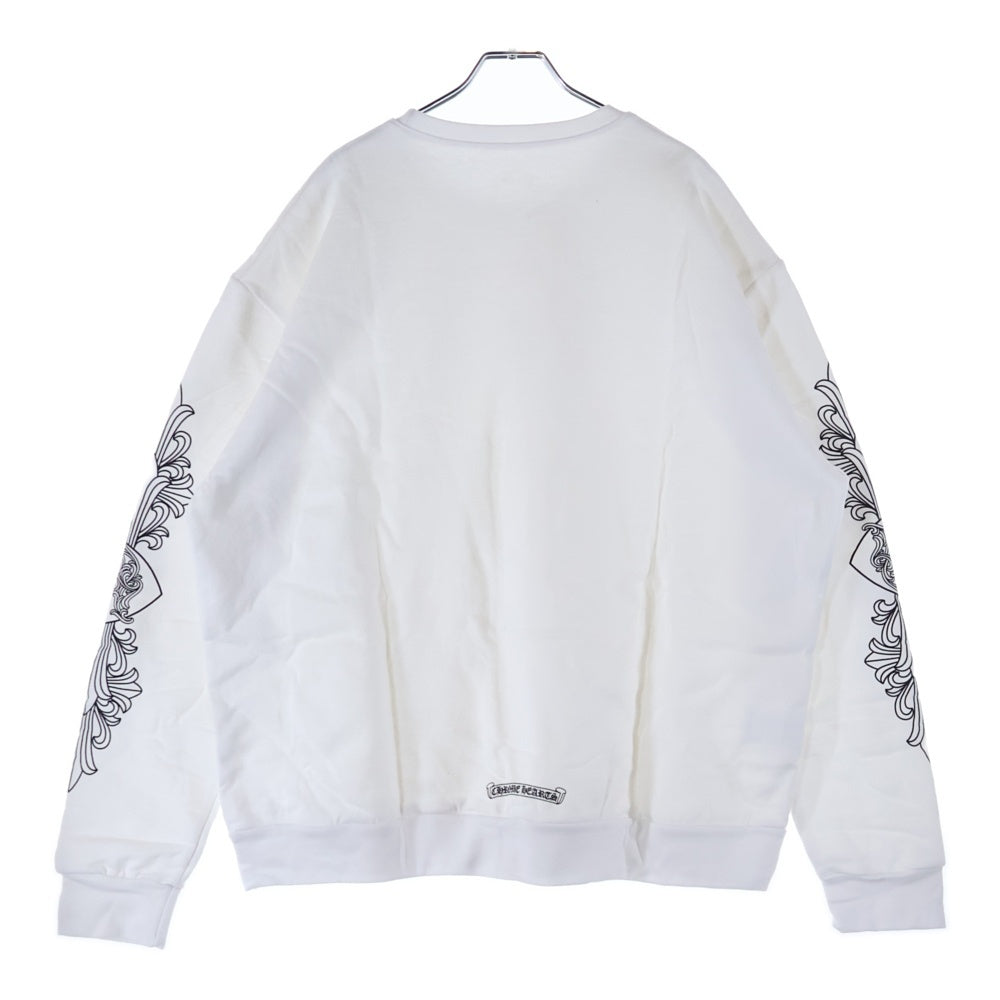 CHROME HEARTS(クロムハーツ) LOVE YOU CREW SWTSHRT 袖フローラル