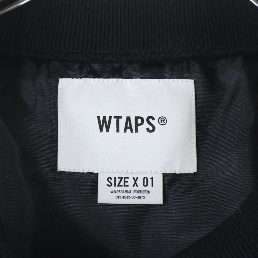 WTAPS(ダブルタップス) 25AW SMOCK LS CTPL CNVS 長袖シャツ ブラック 252WVDT-SHM05