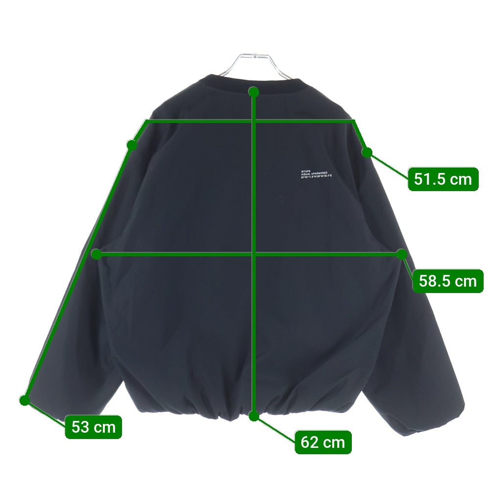 WTAPS(ダブルタップス) 25AW SMOCK LS CTPL CNVS 長袖シャツ ブラック 252WVDT-SHM05