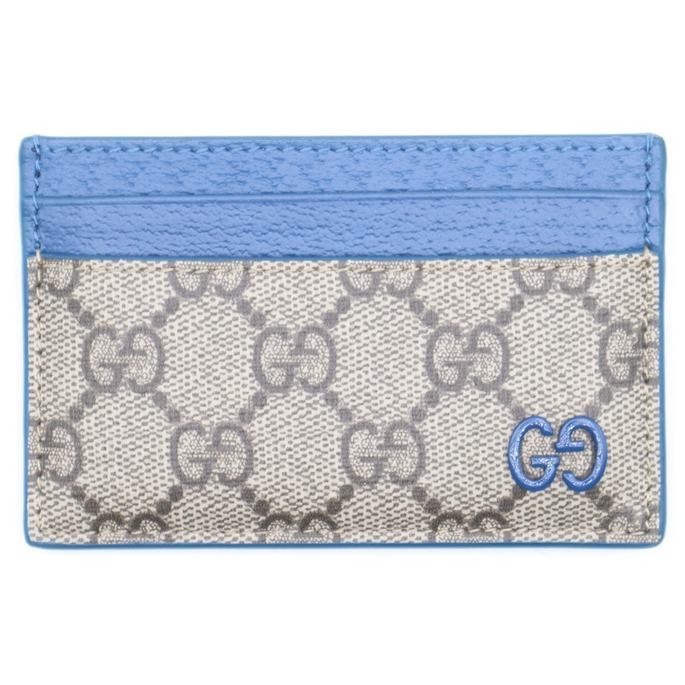 GUCCI(グッチ) GG カードケース ブルー トリム 768248 FACQC 9441 レディース