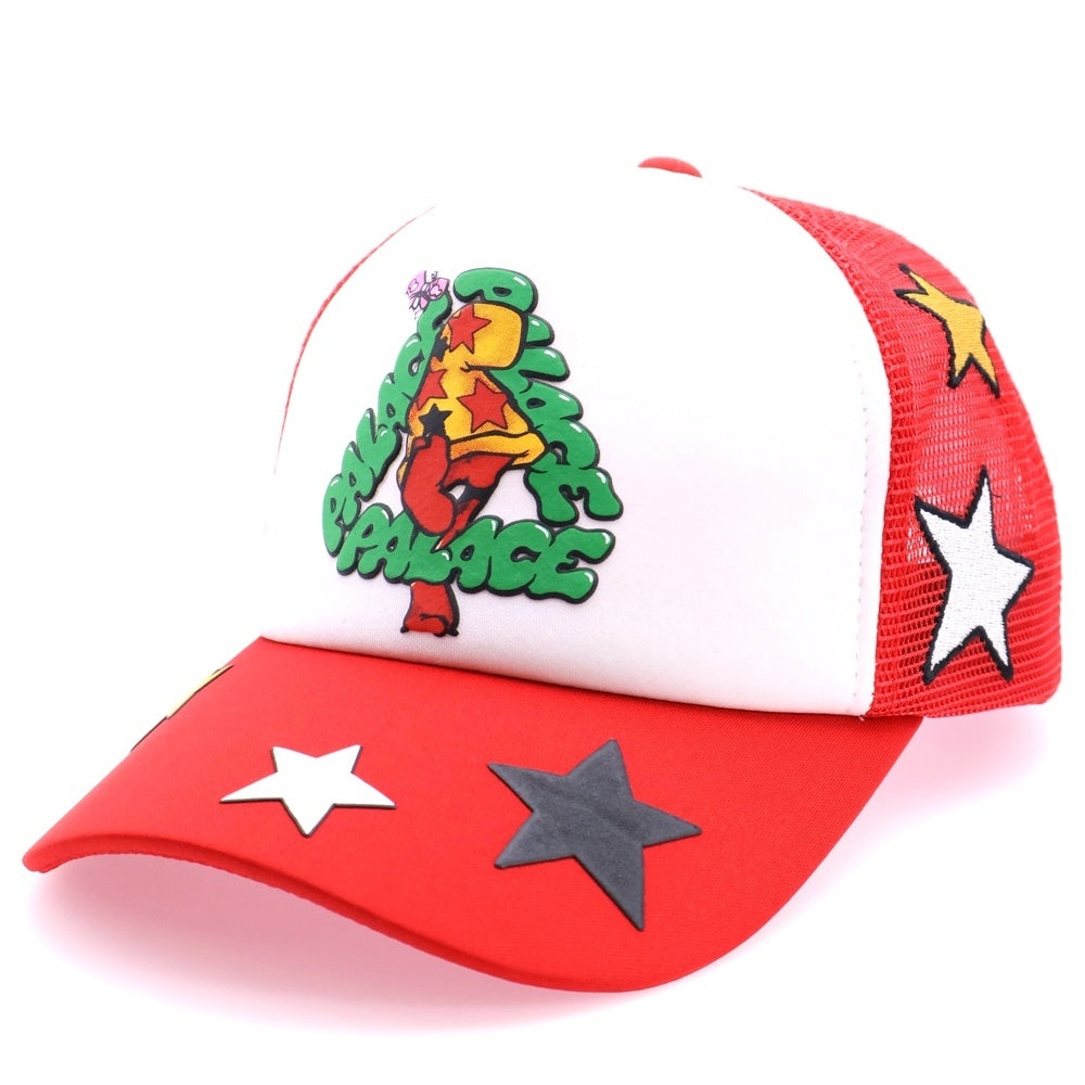 Palace Skateboards(パレススケートボーズ) Mark Bode Trucker Cap Red マークボーディ トラッカーキャップ 帽子 メッシュ レッド