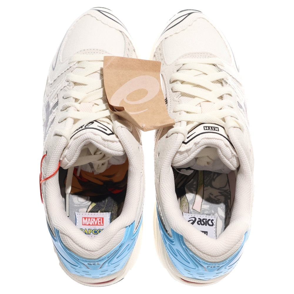 ASICS(アシックス) ×KITH Marvel vs Capcom Gel-Kayano14 Ryu 1203B011 マーベル カプコン リュウモデル ゲルカヤノ ローカットスニーカー シューズ US8/26.0cm ホワイト