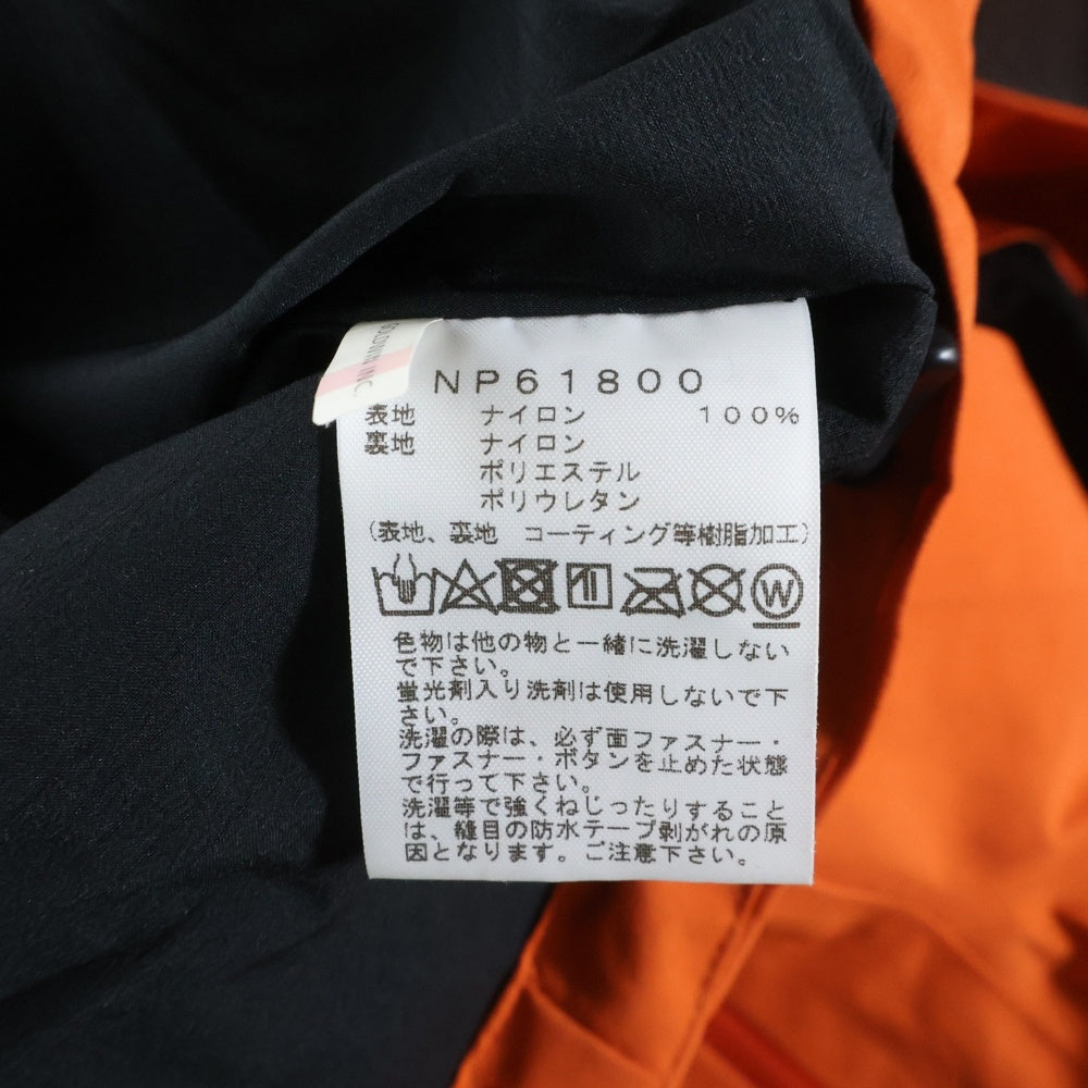 THE NORTH FACE(ザノースフェイス) Mountain Jacket NP61800 マウンテン ナイロン ジャケット オレンジ/ブラック