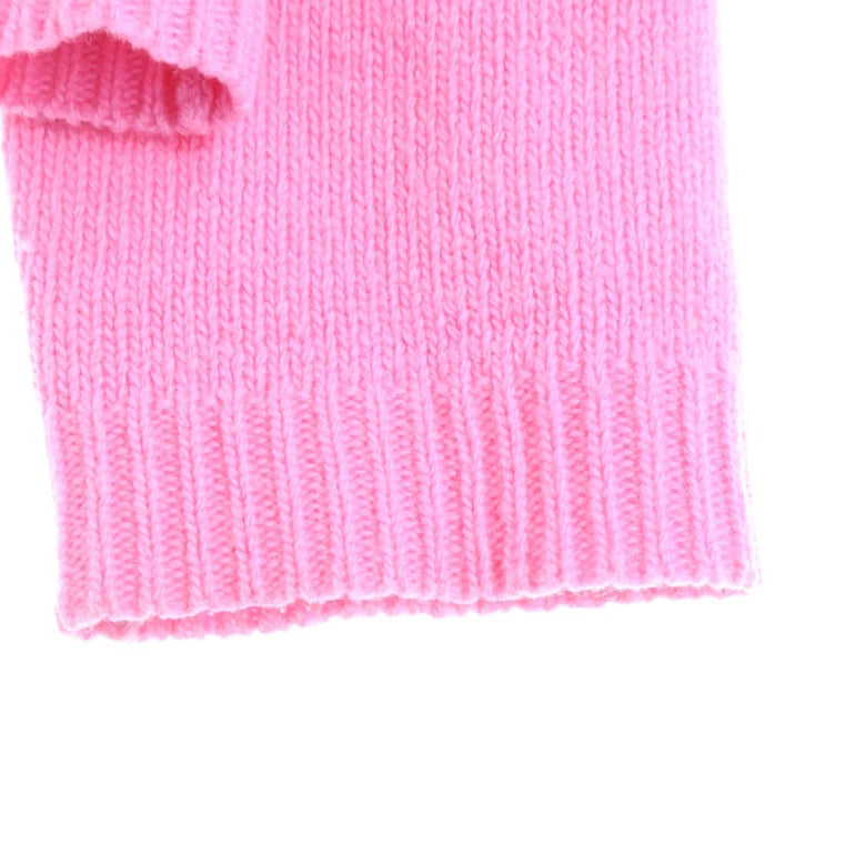 GUCCI(グッチ) ×Disney Donald Duck Sweater ディズニー キャラクタープリント クルーネックニットセーター ピンク 652620 XKBSI