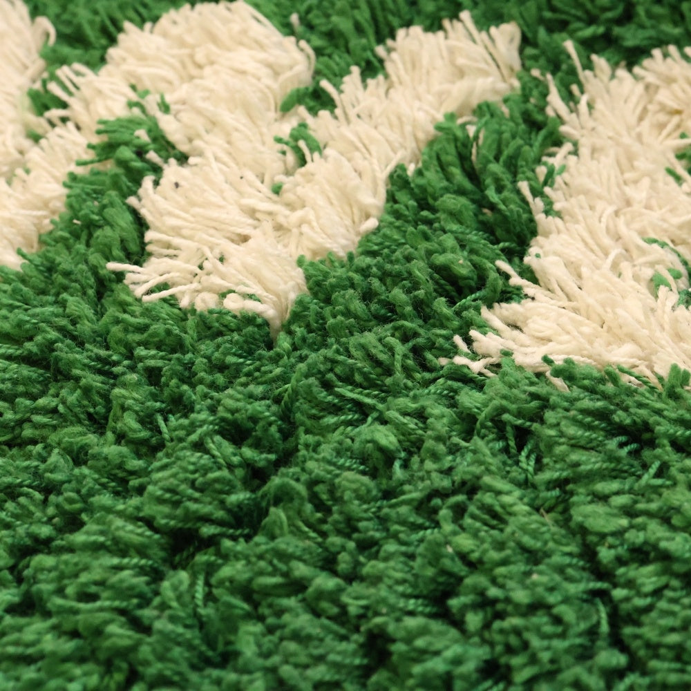 OFF-WHITE(オフホワイト) ×IKEA MARKERAD WET GRASS イケア マルケラッド ラグマット カーペット グリーン