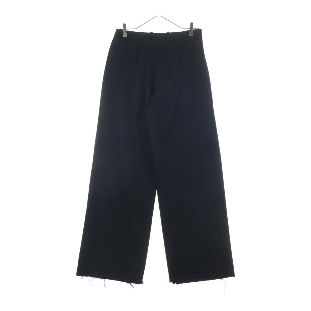 NO BRAND(ノーブランド) NEU IN/ニューイン 22AW ワイドスラックスパンツ ブラック 22AWPDB02