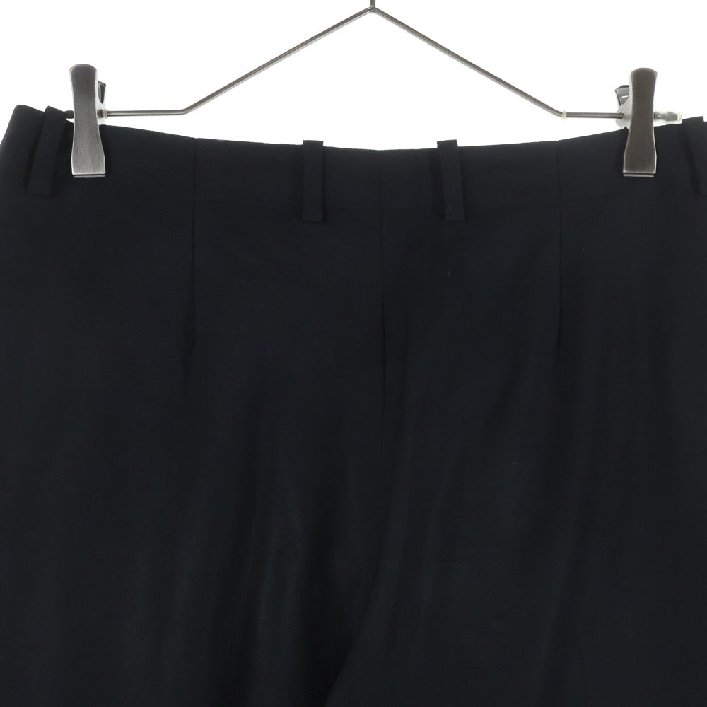 NO BRAND(ノーブランド) NEU IN/ニューイン 22AW ワイドスラックスパンツ ブラック 22AWPDB02