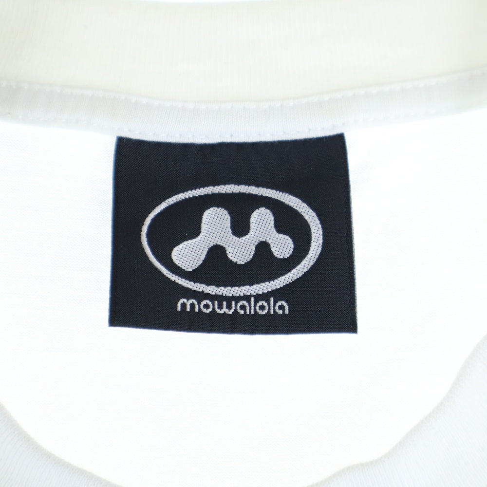 Mowalola(モワローラ) ロゴプリント 半袖Tシャツ ホワイト
