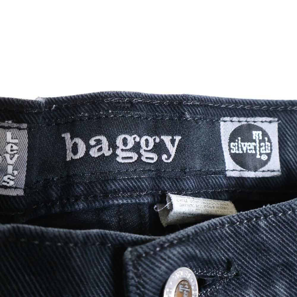 Levi's(リーバイス) Silver Tab Baggy Pants シルバー タブ バギーデニムパンツ ブラック