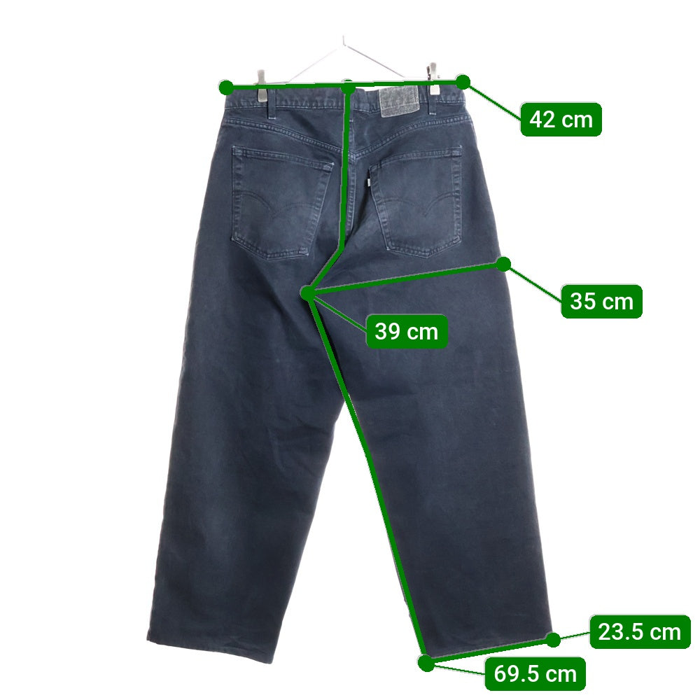 Levi's(リーバイス) Silver Tab Baggy Pants シルバー タブ バギーデニムパンツ ブラック