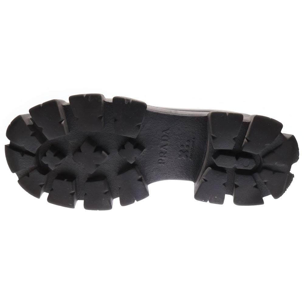 PRADA(プラダ) モノリス ブラッシュドレザーシューズ 2EE356 ブラック