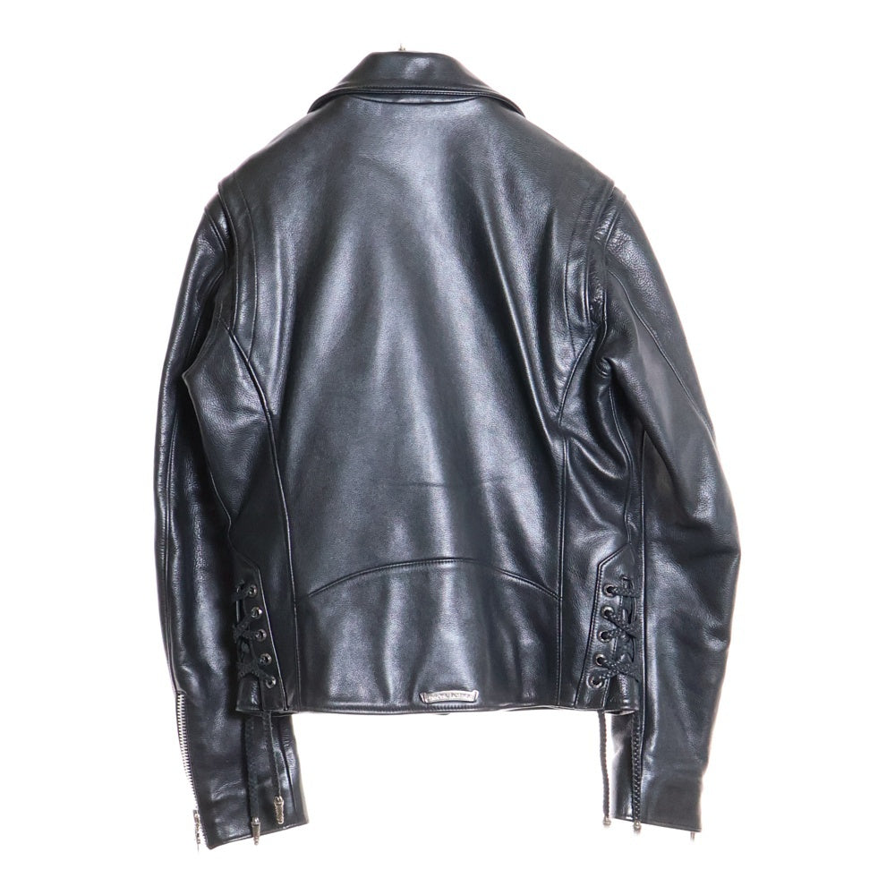 CHROME HEARTS(クロムハーツ) JJ DEAN ダガージップライダース レザージャケット ブラック