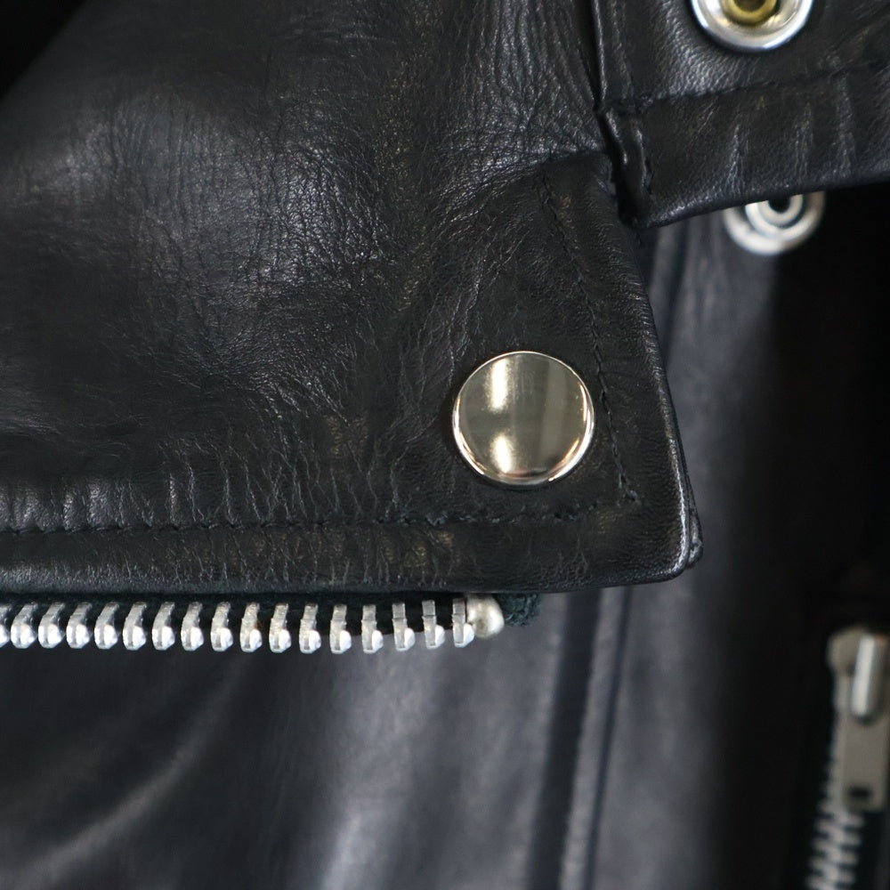 NEIGHBORHOOD(ネイバーフッド) 12AW THUNDER VOLT サンダーボルト レザー ダブルライダースジャケット ブラック