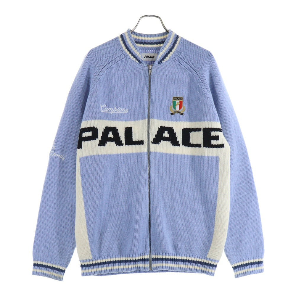 Palace Skateboards(パレススケートボーズ) 23SS Cycle Knit サイクルニット ジップアップ ブルー