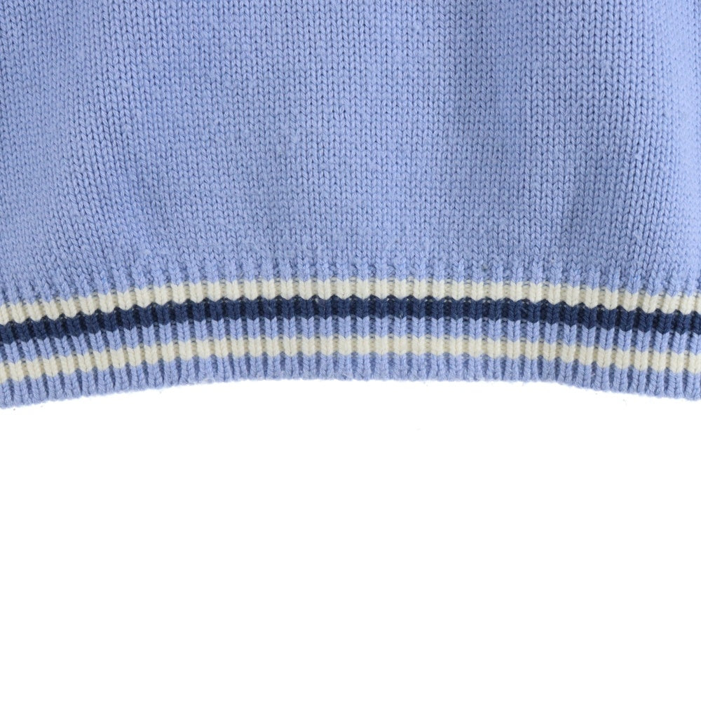 Palace Skateboards(パレススケートボーズ) 23SS Cycle Knit サイクルニット ジップアップ ブルー