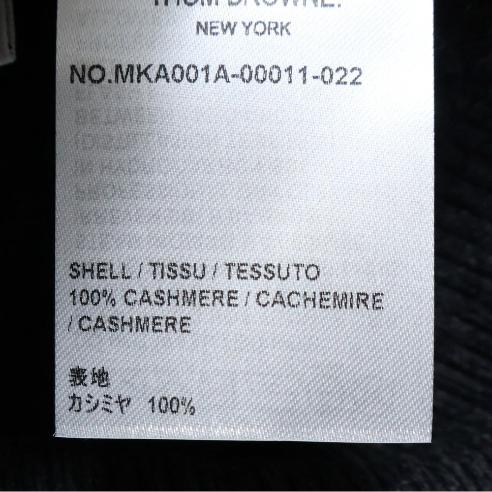 THOM BROWNE(トムブラウン) クラシック カシミヤ 4BAR プルオーバーニット グレー