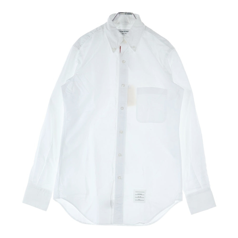 THOM BROWNE(トムブラウン) クラシック ロングスリーブシャツ 長袖シャツ ホワイト