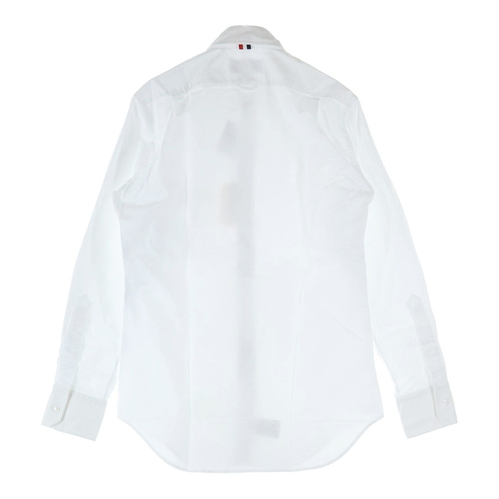 THOM BROWNE(トムブラウン) クラシック ロングスリーブシャツ 長袖シャツ ホワイト