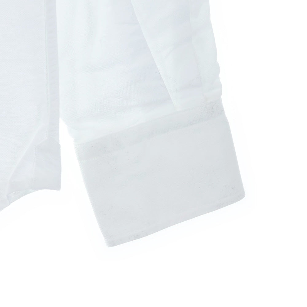 THOM BROWNE ホワイト長袖シャツ　36 THOM BROWNE(トムブラウン) クラシック ロングスリーブシャツ 長袖