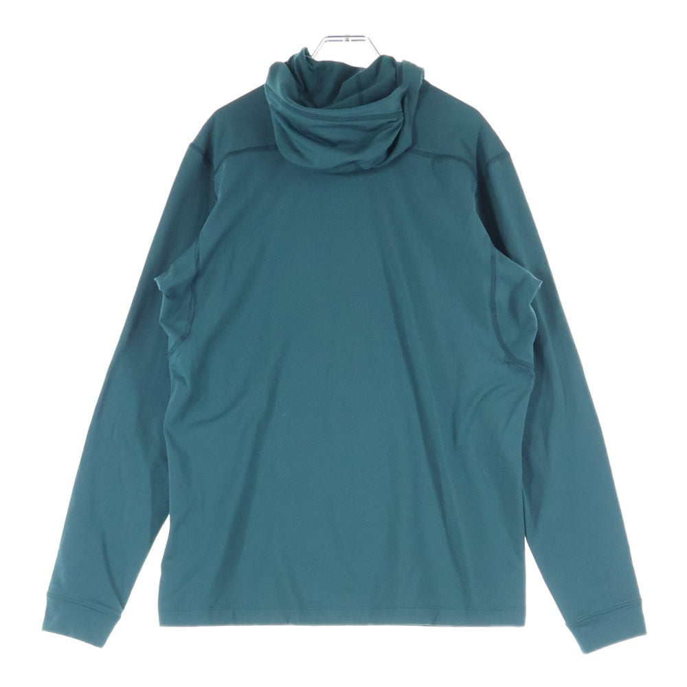 ARC'TERYX(アークテリクス) Rho LT Hoody ローLTフーディ プルオーバーパーカー 長袖 ストレッチ ロゴ グリーン X000005849