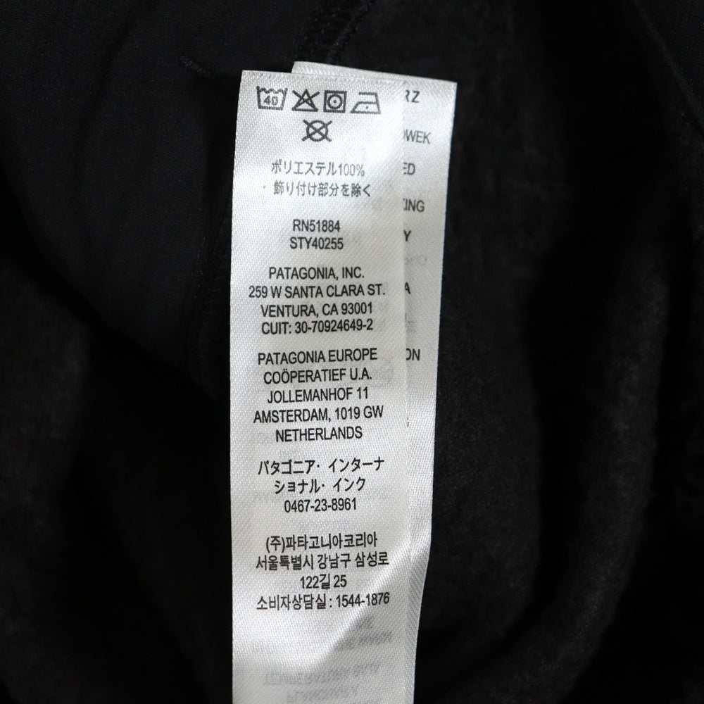 PATAGONIA(パタゴニア) フリース ジップアップジャケット ブラック 40255