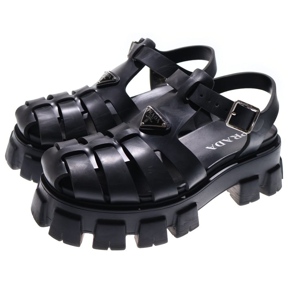 PRADA(プラダ) トライアングルロゴ モノリス フォームラバー サンダル