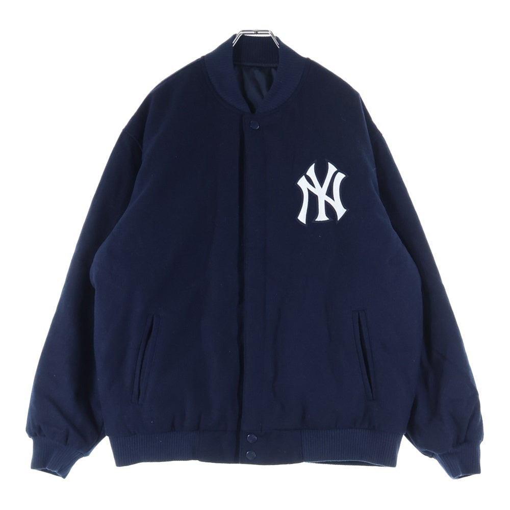 JH Design(ジェイエイチデザイン) New York Yankees Reversible Wool Jacket ニューヨークヤンキース リバーシブル ジャケット ネイビー