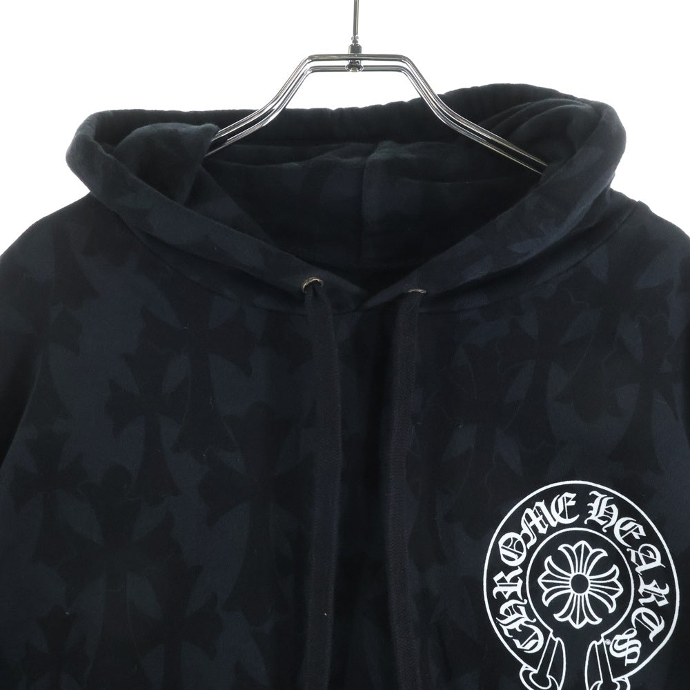 CHROME HEARTS(クロムハーツ) SWTSHRT HD ZIP セメタリークロス総柄