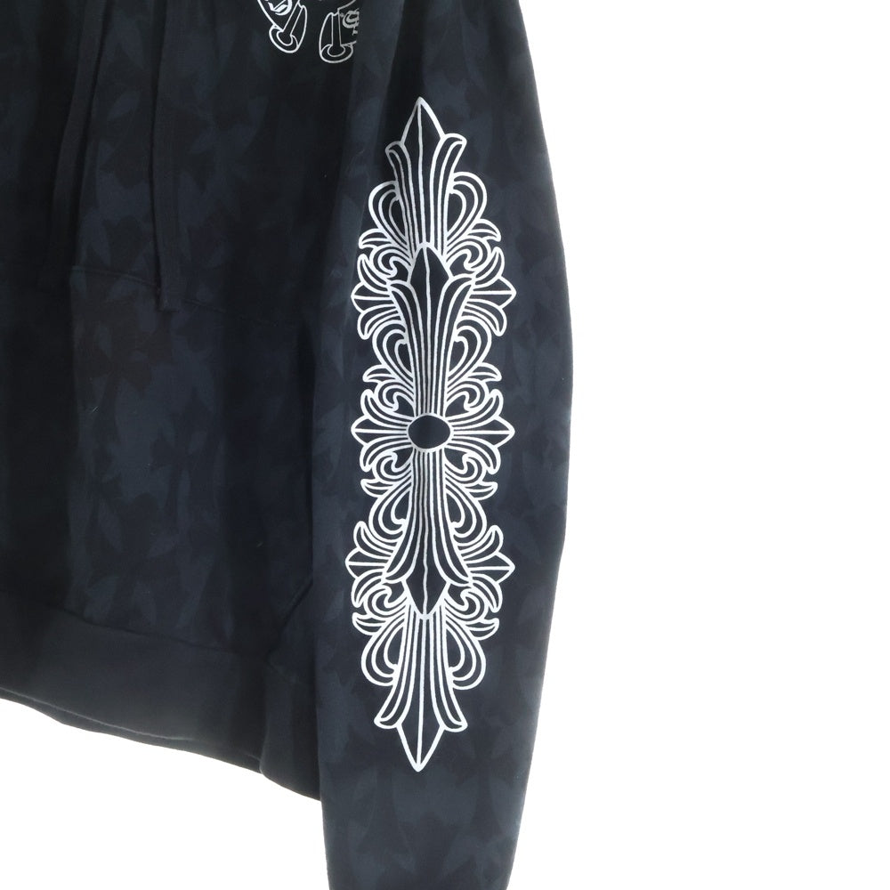 新品 クロムハーツ CHプラス総柄ジャガード スウェット レディース S CHROME HEARTS（クロムハーツ） Y Not 総柄 CHプラス ジャガード