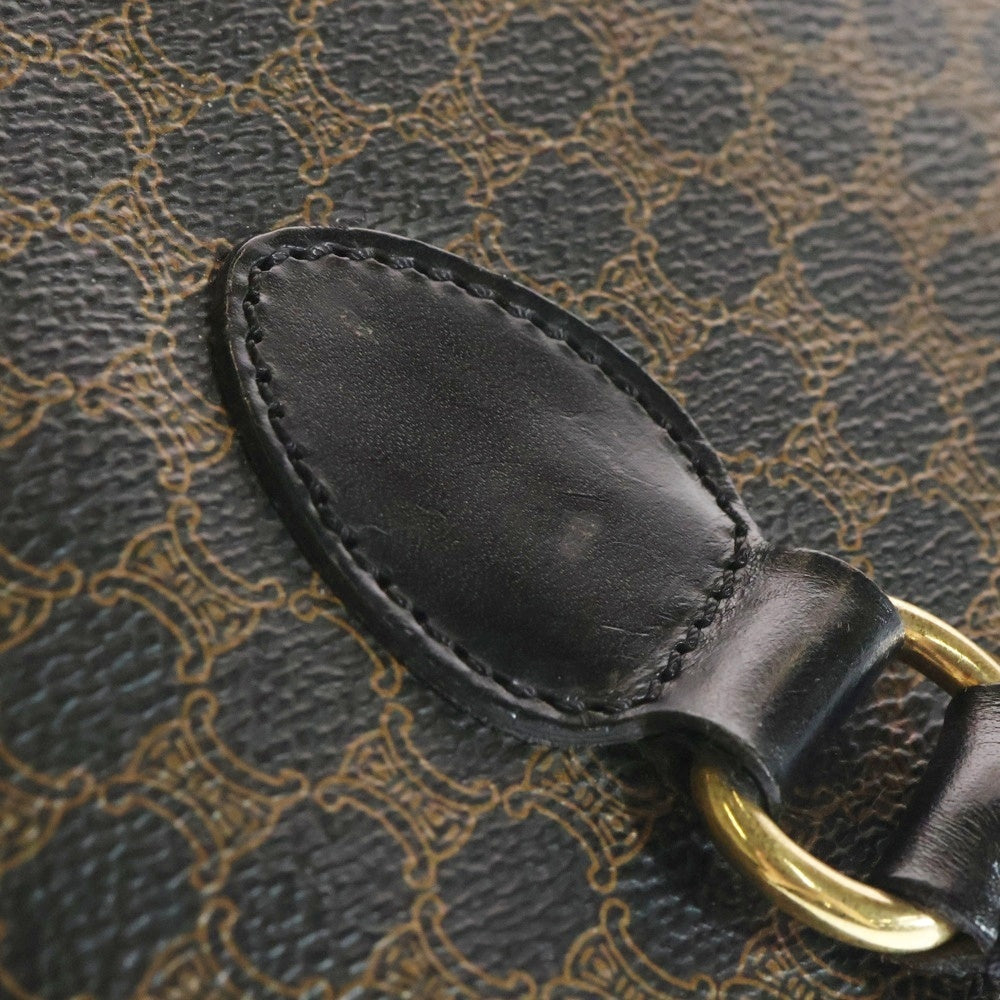 CELINE(セリーヌ) マカダム柄 ハンドバッグ コーティングキャンバス 手提げ ブラウン レディース