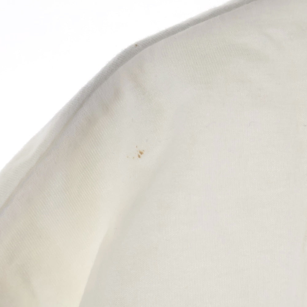 lucien pellat-finet(ルシアンペラフィネ) ロゴプリント クルーネック半袖Tシャツ カットソー ホワイト