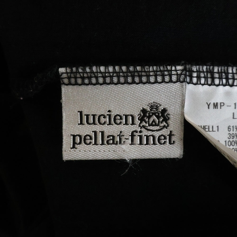 lucien pellat-finet(ルシアンペラフィネ) スカル モノグラム クルーネック半袖Tシャツ カットソー ブラック