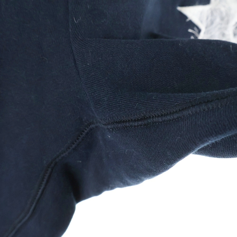 lucien pellat-finet(ルシアンペラフィネ) BROOKLYN ブルックリン スター刺繍 スウェットパンツ ブラック