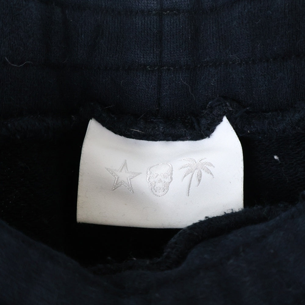 lucien pellat-finet(ルシアンペラフィネ) BROOKLYN ブルックリン スター刺繍 スウェットパンツ ブラック