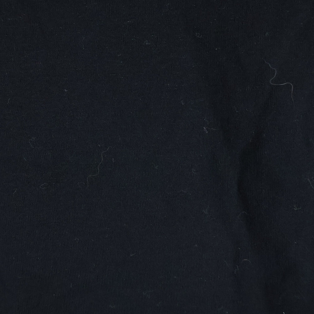 lucien pellat-finet(ルシアンペラフィネ) ラインストーン ビーズ スカル カットオフ 半袖Tシャツ カットソー ブラック