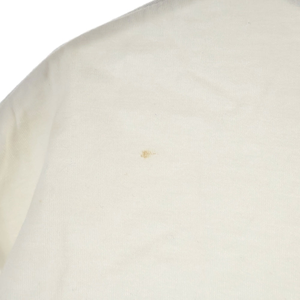 lucien pellat-finet(ルシアンペラフィネ) バックスカルプリント クルーネック半袖Tシャツ カットソー ホワイト