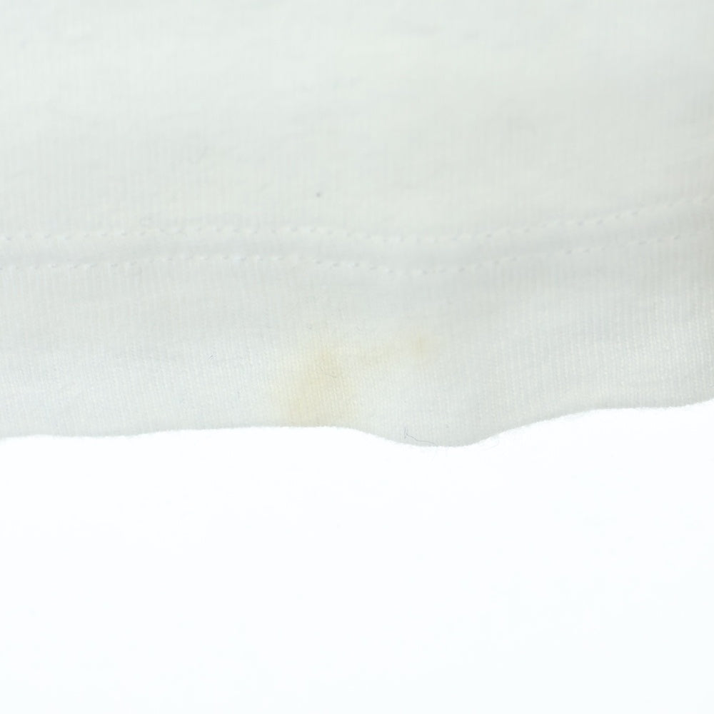 lucien pellat-finet(ルシアンペラフィネ) スカルプリント クルーネック半袖Tシャツ カットソー ホワイト