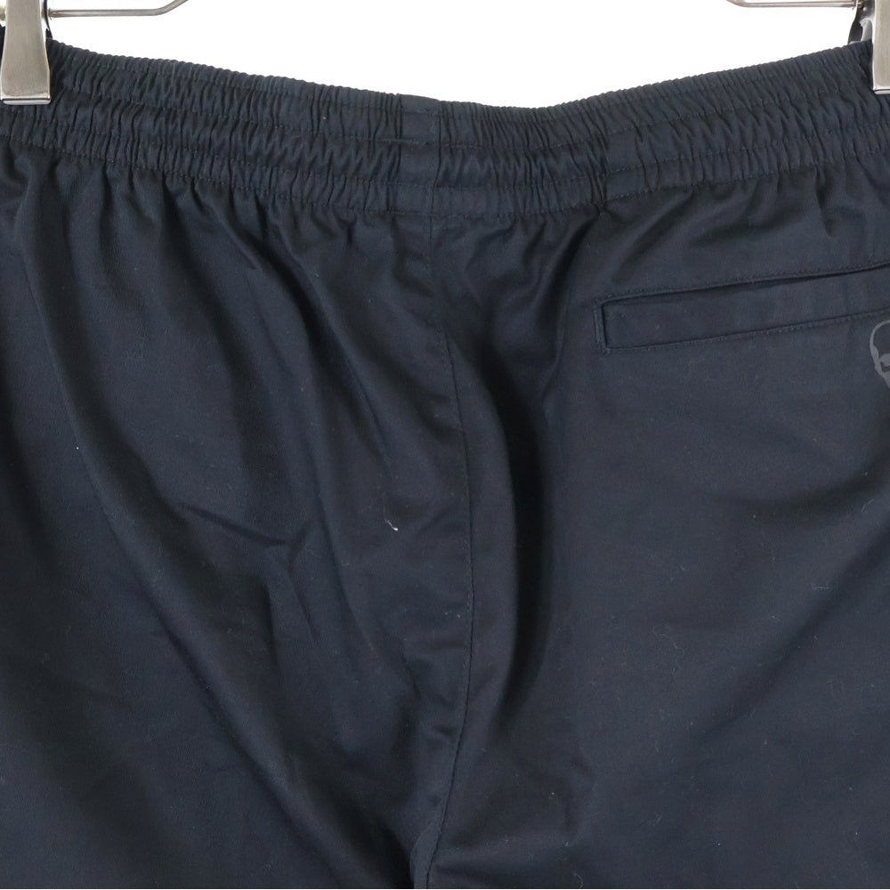 lucien pellat-finet(ルシアンペラフィネ) ロゴプリント ハーフパンツ ブラック