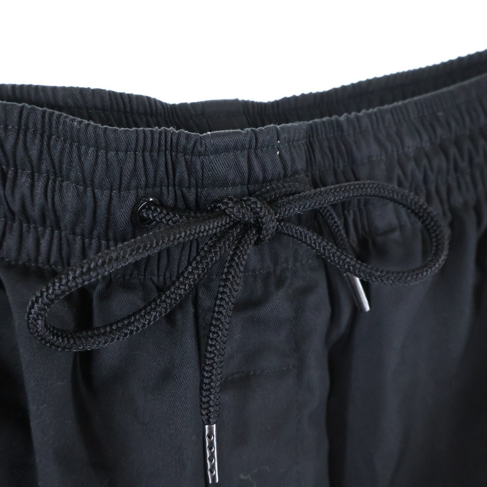 lucien pellat-finet(ルシアンペラフィネ) ロゴプリント ハーフパンツ ブラック