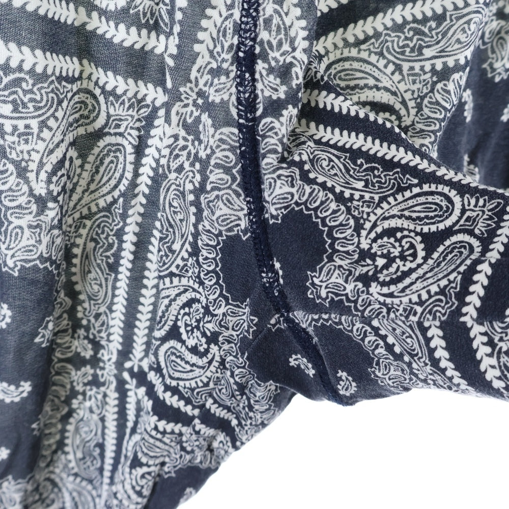 WTAPS(ダブルタップス) ペイズリー コットン スウェットハーフパンツ ネイビー