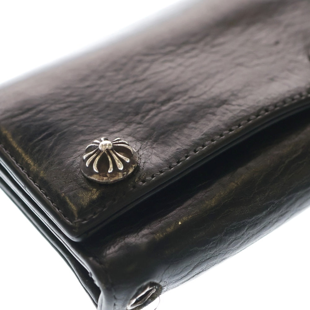 CHROME HEARTS クロムハーツ３フォールド ウォレット フレアボタン CHROME HEARTS 銀座店 クロムハーツ 3フォールド ウォレット BSフレア