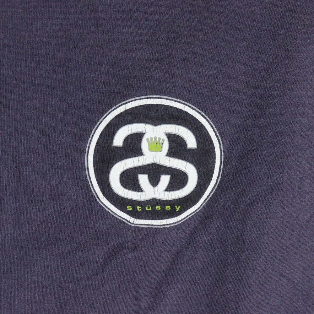 STUSSY(ステューシー) 90s シャネルロゴ 紺タグ 半袖Tシャツ カットソー ネイビー